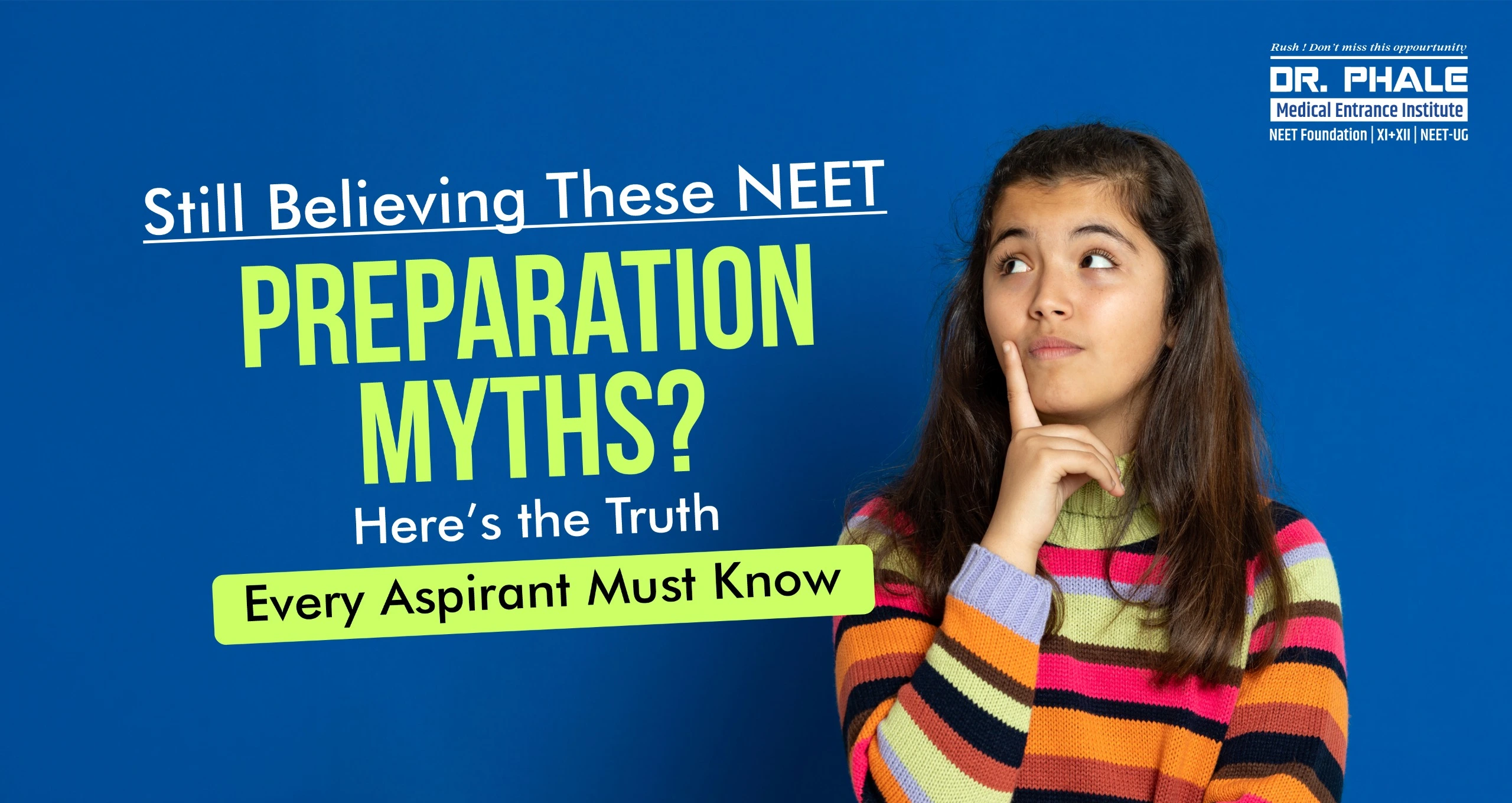 Read more about the article Don’t Let NEET Preparation Myths Hold You Back